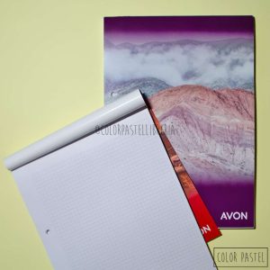 Bloc A4 hojas cuadriculadas AVON