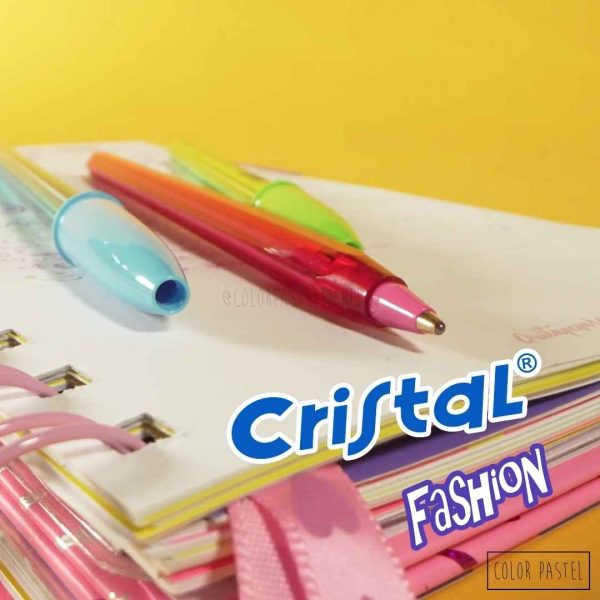 Bolígrafos BIC Cristal Fashion de colores