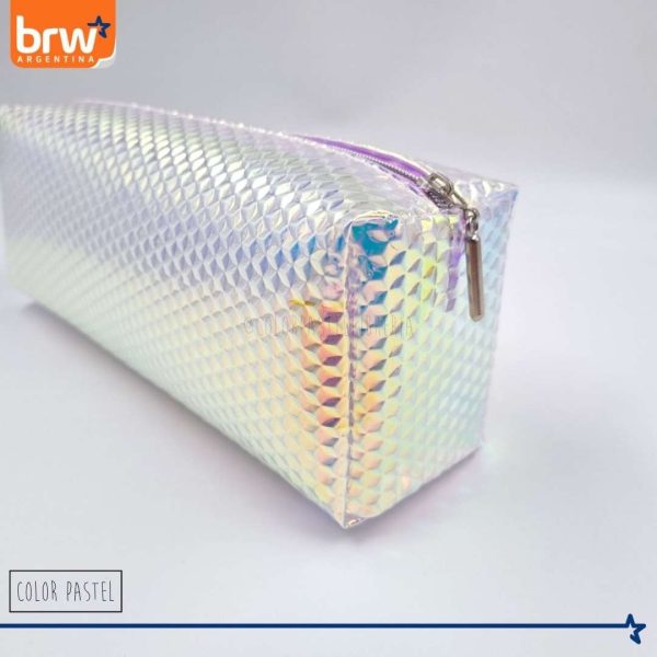 Cartuchera canopla holográfica 1 cierre BRW - Imagen 5