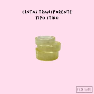 Cintas transparentes tipo stiko | scotch
