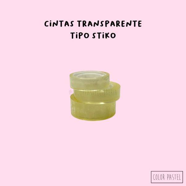 Cintas transparentes tipo stiko | scotch