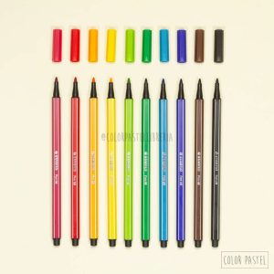 STABILO Fibras Pen 68 SET x 8 + 2 Clásicos