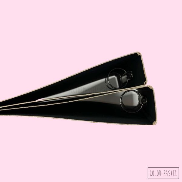 Carpeta Oficio 2x40 fibra negra Fibracap - Imagen 2