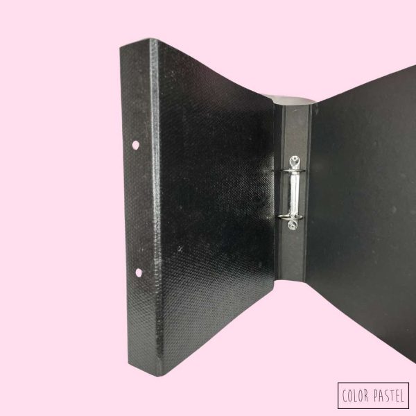 Carpeta Oficio 2x40 fibra negra Fibracap - Imagen 3