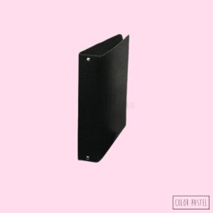 Carpeta Escolar N*3 3x40 fibra negra Fibracap