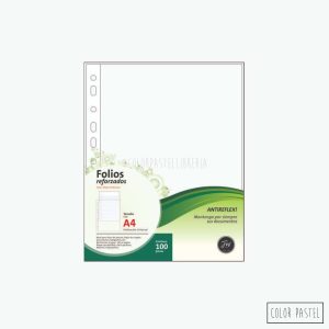 Folios A4 reforzados x100 FW