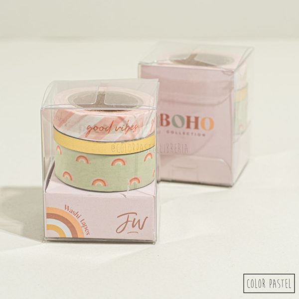 Washitapes x3 Boho FW - Imagen 2