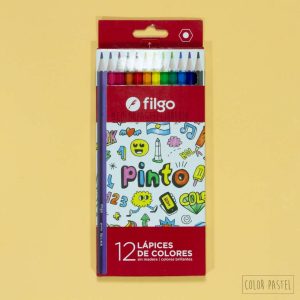 Lápices de Colores x12 PINTO Filgo