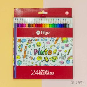 Lápices de Colores x 24 PINTO Filgo