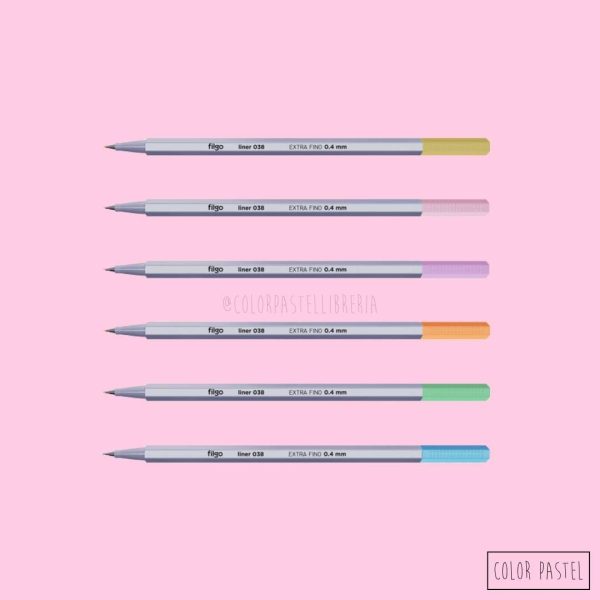 Microfibras 0.4 mm x6 Filgo - Pastel - Imagen 2