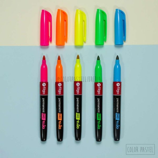 STRONG marcador permanente FLUO x5 Filgo - Imagen 2