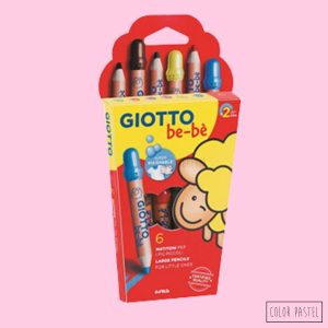 Lápices x6 super lavables Giotto bebe