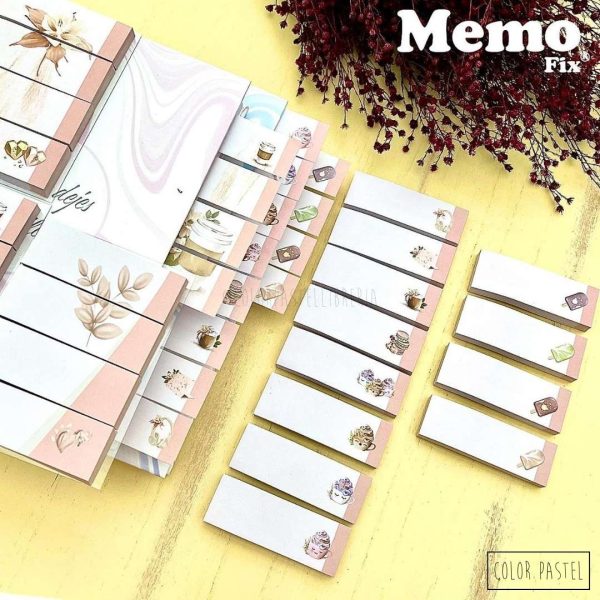 Notas Adhesivas 25x75 mm linea MemoArt MemoFix