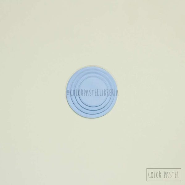 Notas adhesivas redonda x4 Celeste Pastel MemoFix - Imagen 2