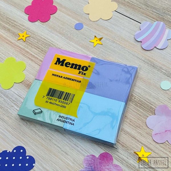 Notas adhesivas Pastel XS x4 MemoFix - Imagen 2