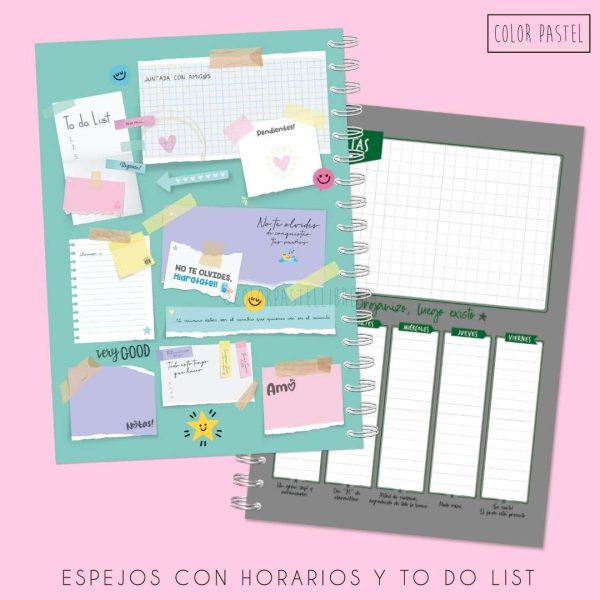 Cuadernos A5 hojas lisas T/ Semi rígida Línea Fantasía NORPAC - Imagen 4