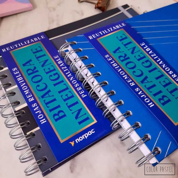 Bitácoras A5 hojas LISAS T/ Dura sistema de cuaderno inteligente NORPAC - Imagen 8