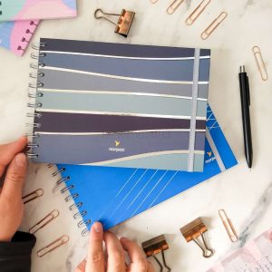 Bitácoras A5 hojas LISAS T/ Dura sistema de cuaderno inteligente NORPAC