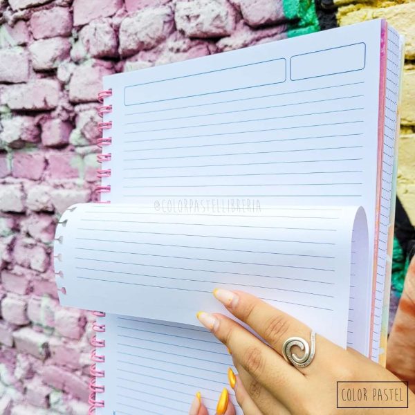 Cuadernos A5 hojas MIXTAS T/ Dura Línea Fauna sistema de cuaderno inteligente NORPAC - Imagen 2