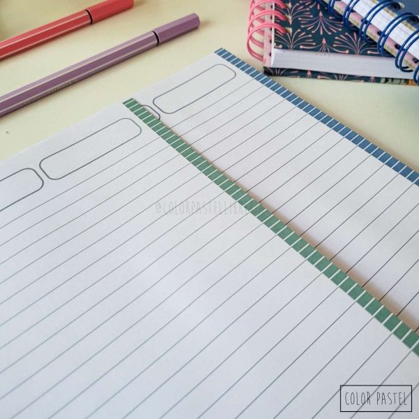 Cuadernos A5 hojas RAYADAS T/ Semi rígida Línea Simplicity NORPAC - Imagen 3