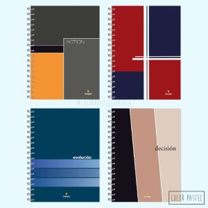 Cuadernos A5 hojas RAYADAS T/Dura Línea Clásico NORPAC