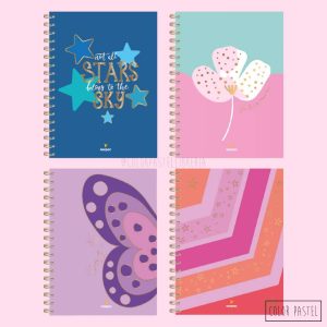 Cuadernos A5 hojas RAYADAS T/Dura Línea Femme NORPAC