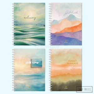 Cuadernos A5 hojas RAYADAS T/ Semi rígida Línea Simplicity NORPAC