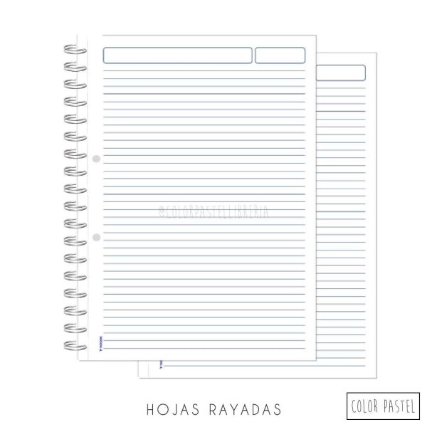 Cuadernos A5 hojas RAYADAS T/Dura Línea Clásico NORPAC - Imagen 2
