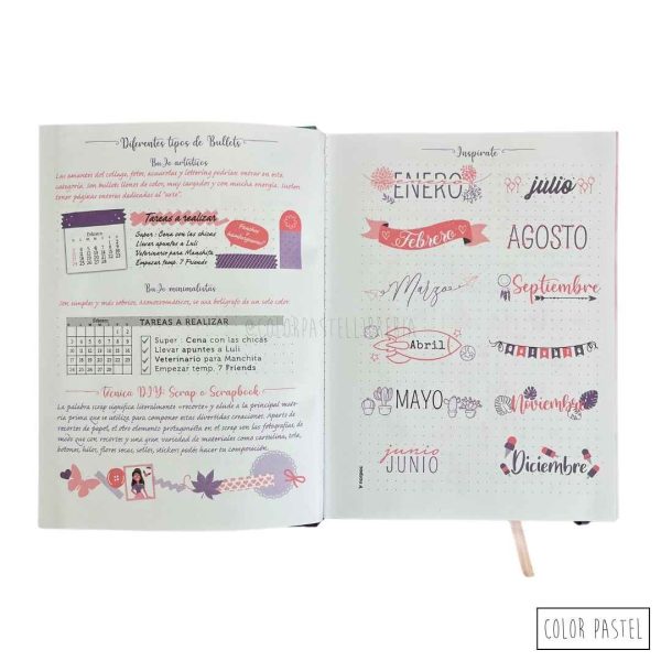 Cuadernos A5 hojas de puntos guía Bullet Journal NORPAC - Imagen 2