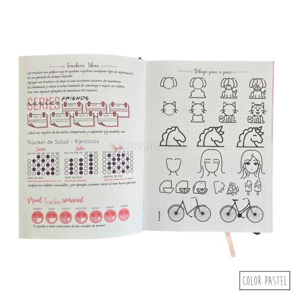 Cuadernos A5 hojas de puntos guía Bullet Journal NORPAC - Imagen 4