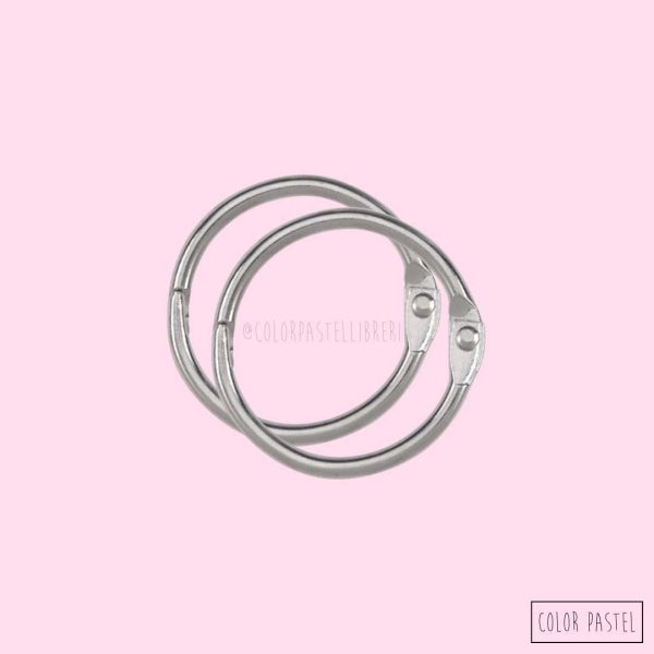 Aros de carpeta x2 50mm Olami