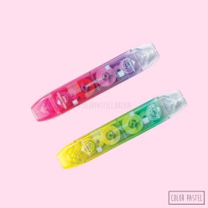Cinta correctora + resaltador en cinta Keyroad