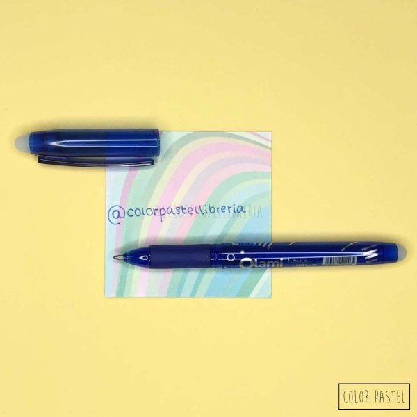 Bolígrafos BorraBorra tinta azul y negra OLAMI