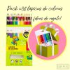 Lápices de Colores x36 Colour Pencils de Pizzini