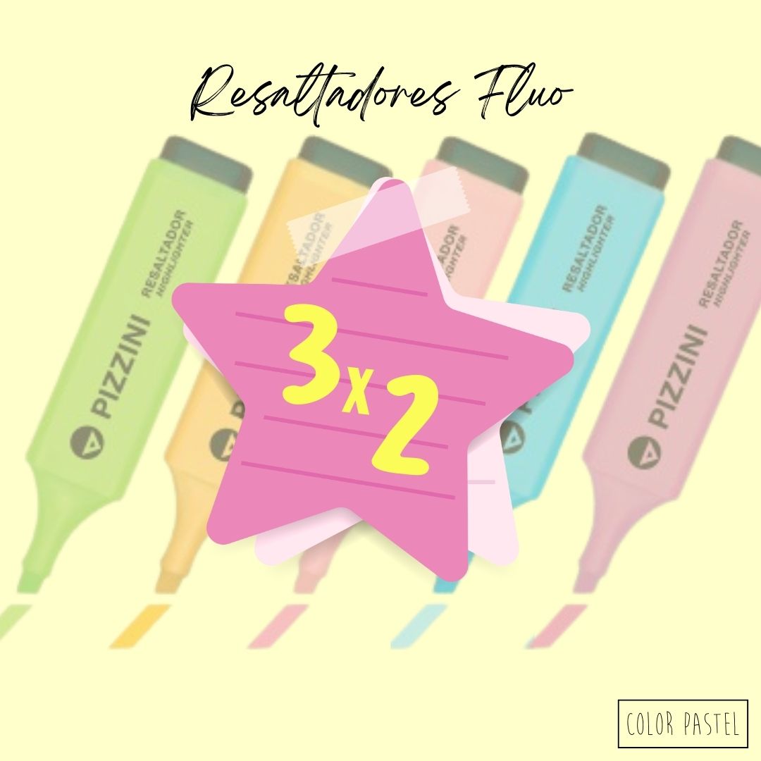 Resaltadores FLUO Pizzini