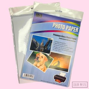 Pack x20 hojas A4 papel fotográfico 150 g