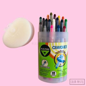 Crayones retráctil x18 Pizzini