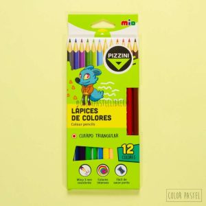 Lápices de Colores x12 Colour Pencils de Pizzini