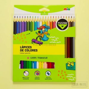 Lápices de Colores x 24 Colour Pencils de Pizzini