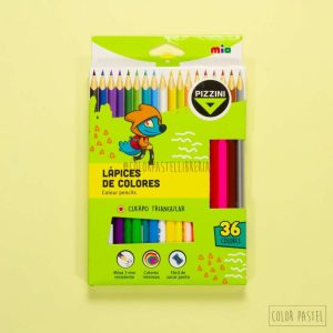 Lápices de Colores x36 Colour Pencils de Pizzini