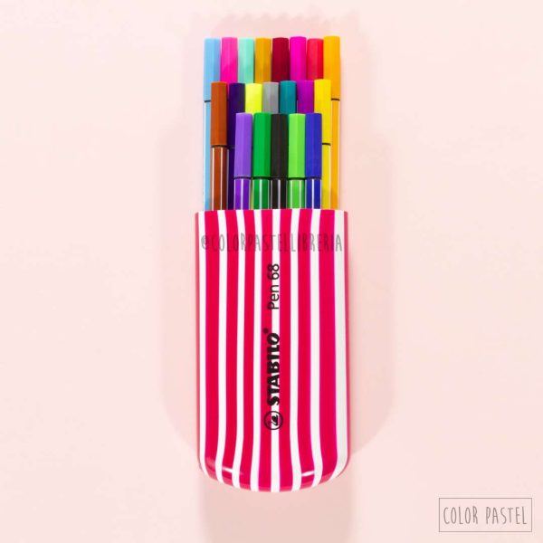 STABILO Fibras Pen 68 SET x 20 Clásicos - Imagen 2