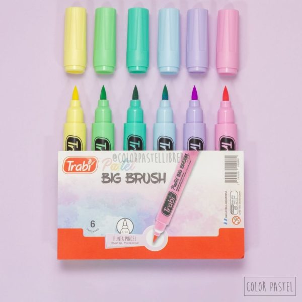 Big brush x6 pastel Trabi - Imagen 2