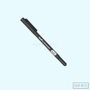 Marcador DUPLO doble punta NEGRO Trabi
