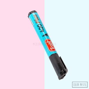 Marcador 420 (tinta al agua) punta redonda NEGRO Trabi