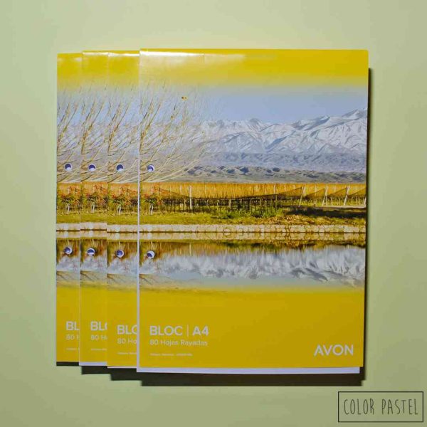 Combo x4 Bloc A4 AVON