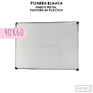 Pizarra blanca para fibra 40x60 Pizarras Pautasso