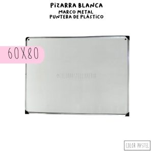 Pizarra blanca para fibra 60x80 Pizarras Pautasso