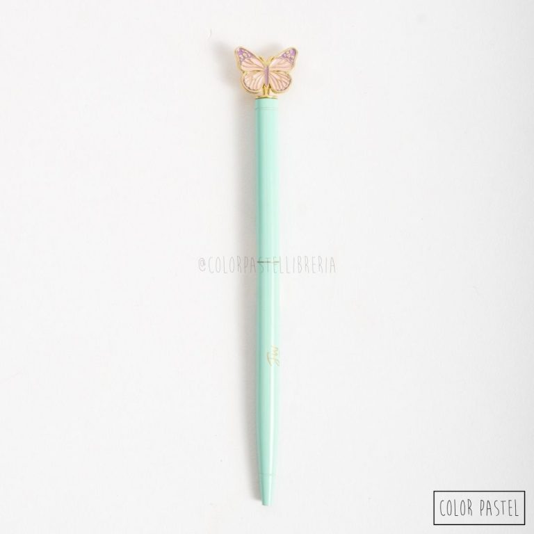 Bolígrafo Butterfly con estuche ColorBlock FW – Color Pastel Librería