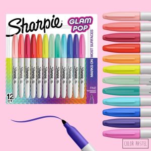 SHARPIE Marcadores Glam Pop x12