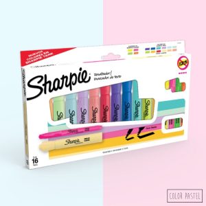 SHARPIE Set x16 Resaltadores Tank + Pocket (Fluo y Pastel)